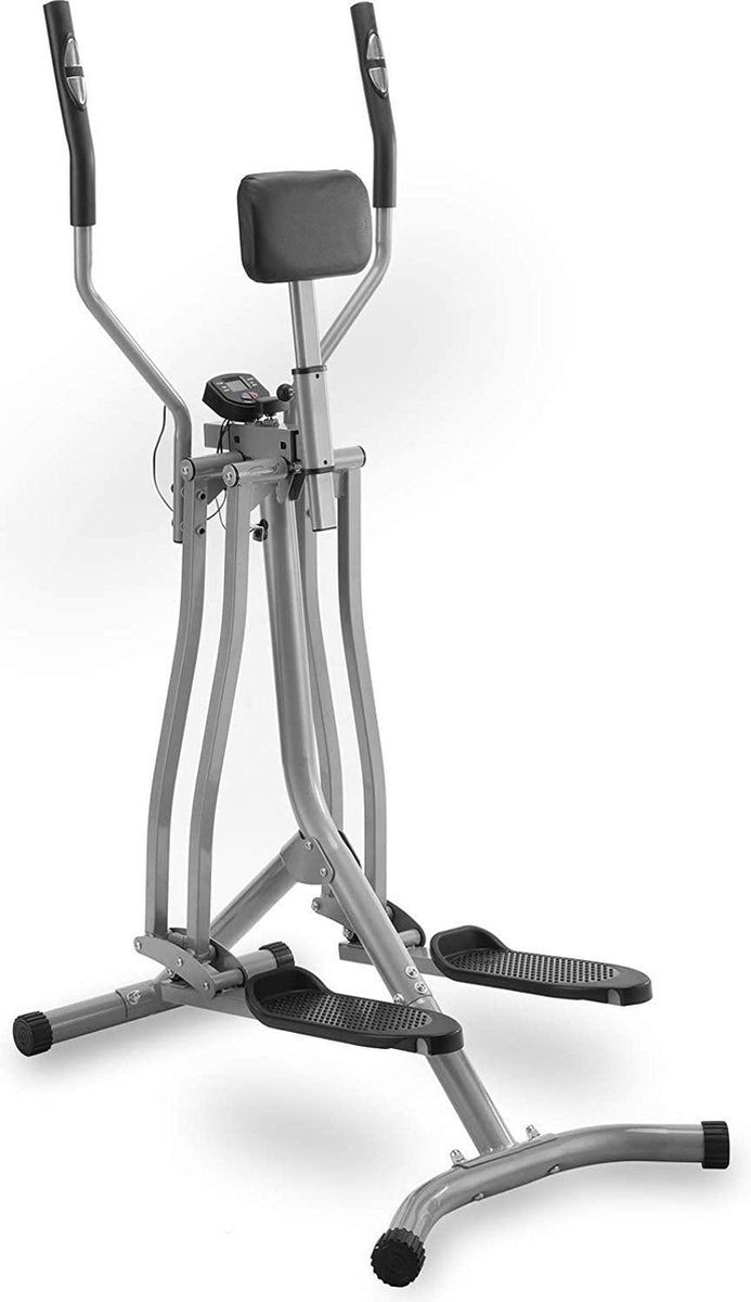 Crosstrainer - LCD display - Hartslagsensor - Zilver/zwart
