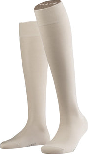 FALKE CottonTouch Dames Kniekous 47632 - Grijs 3903 platinum Dames - 35-38