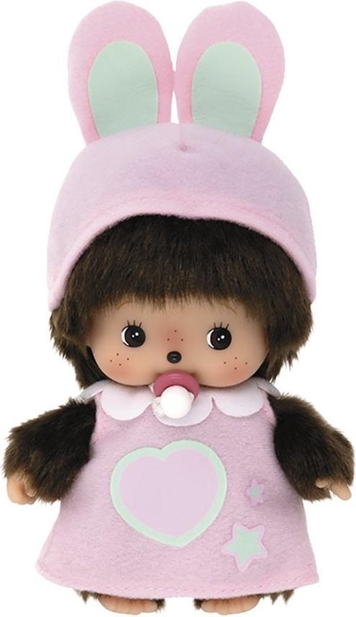 Monchhiichi Monchhichi Bebichhichi Meisje Dromend Konijntje 16cm