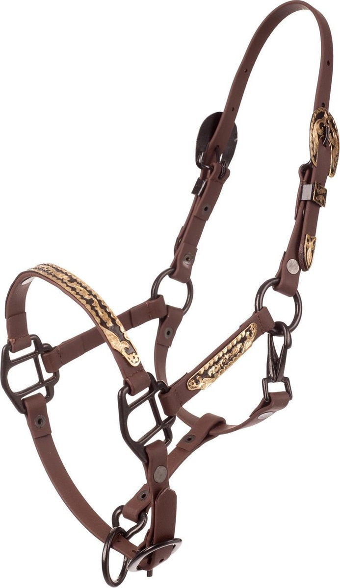 MHS Quarter Style Halster Zwart/Zilver Jaarling
