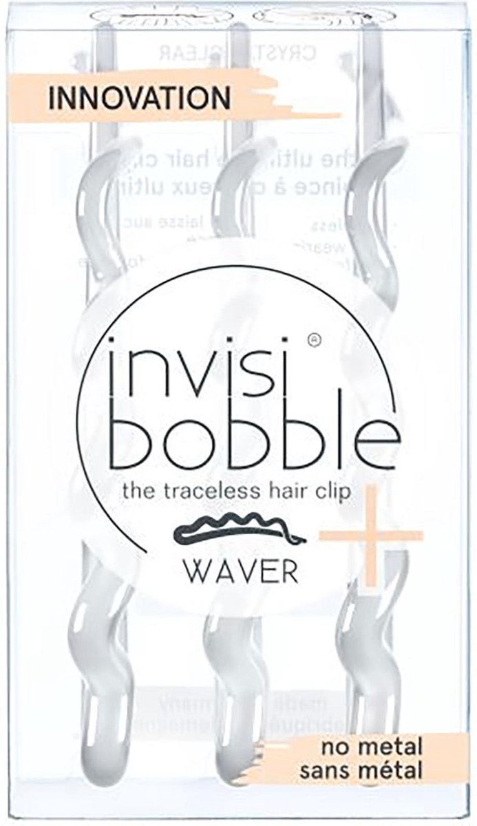 Invisibobble - Waver Plus - Crystal Clear (3 Haarschuifjes)