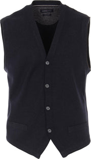 Casa Moda mouwloos heren vest - donker blauw -  Maat XXL