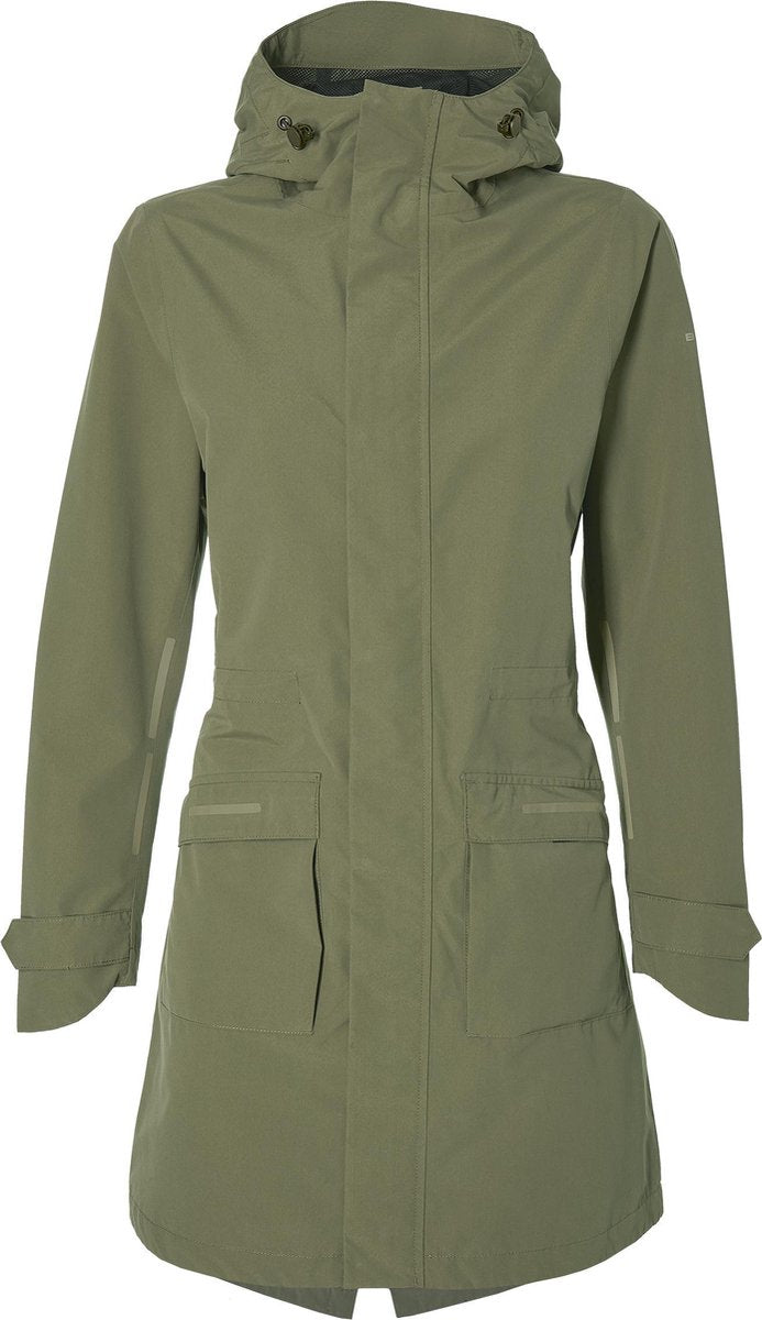 Basil Mosse Dames Regenjas - Olive Green - Maat XS
