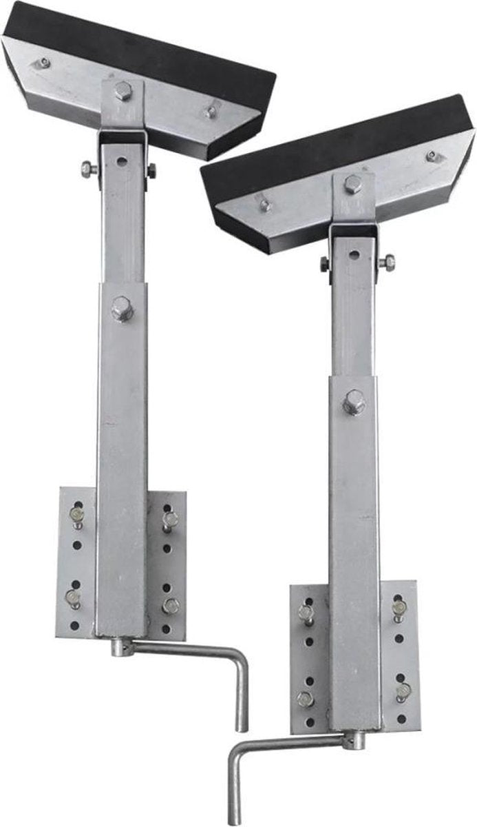 Stalen frame ondersteuning voor de boot aanhanger 63-88 cm (set van 2)