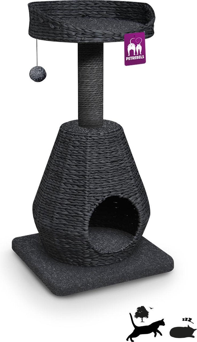 Petrebels Krabpaal Natural Eco Lovers Caribbean Beach 89 - black - 89 x 45 x 45 - 10 KG