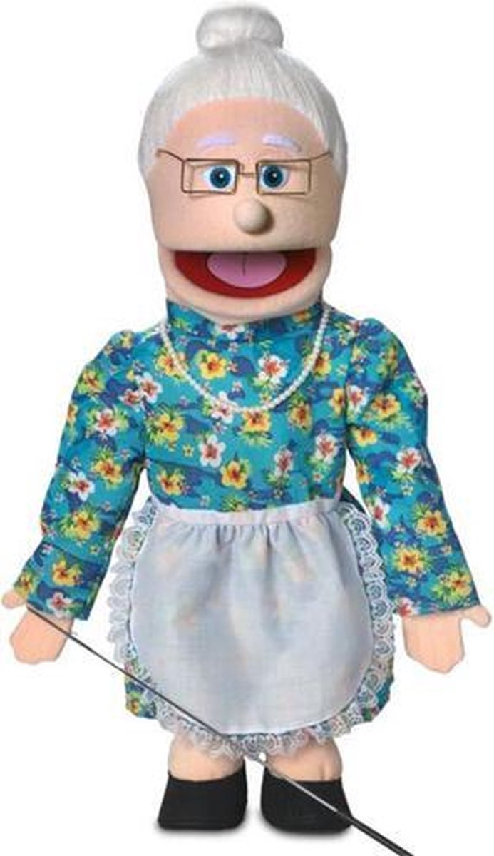 Handpop Grootmoeder Sillypuppets 25''