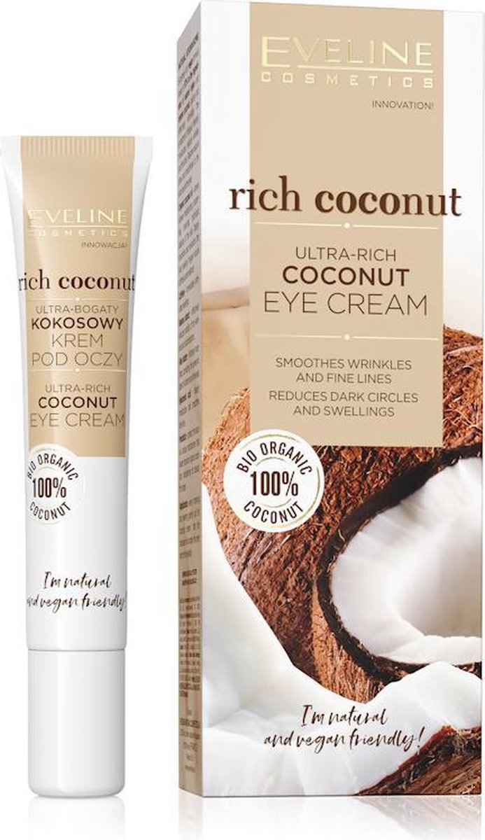 Eveline Cosmetics Rich Coconut Ultra-Rich Eye Cream 20ml.