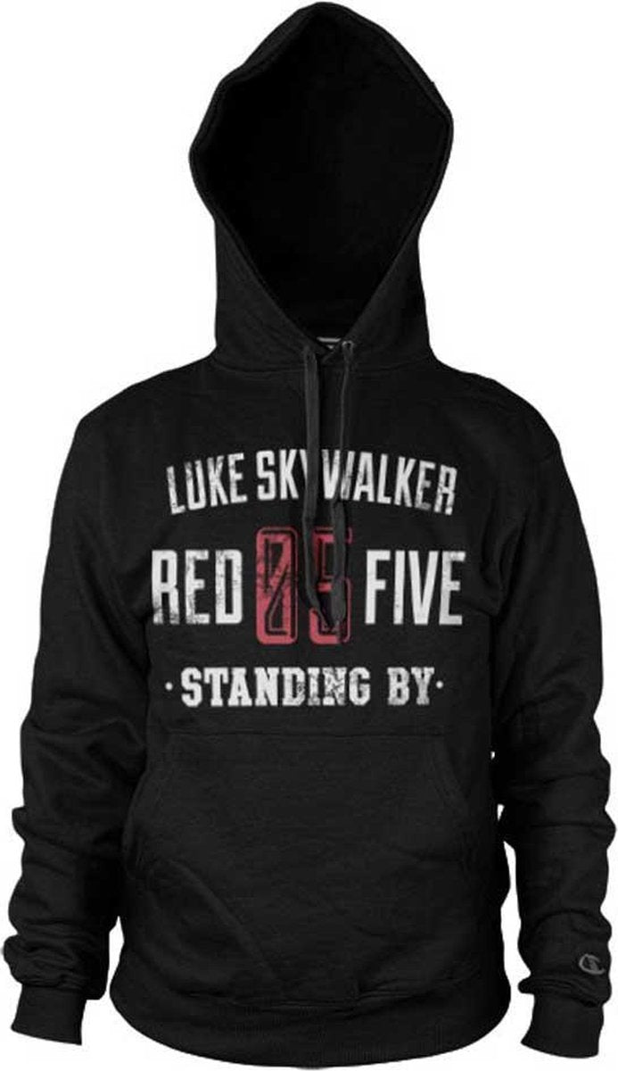 Merchandising STAR WARS - Sweatshirt Luke Skywalker Red 5 Standing - Black (XXL)