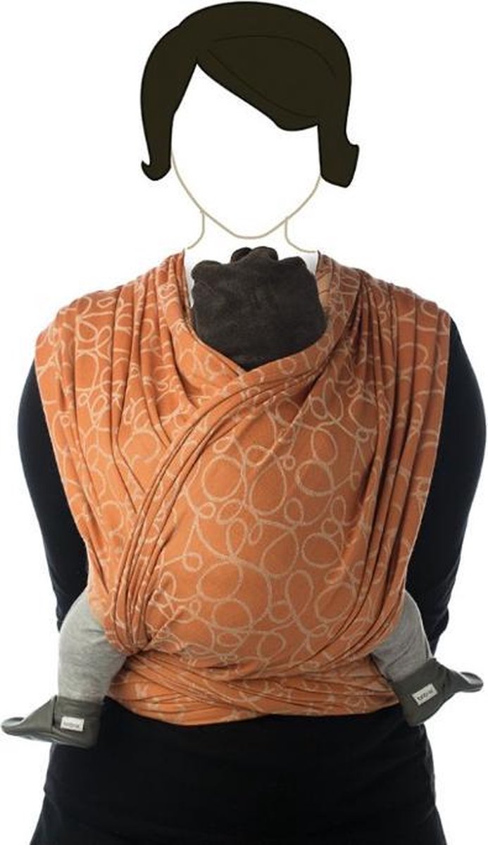 Babylonia BB SLEN Draagdoek Baby - 420 cm - Caramel