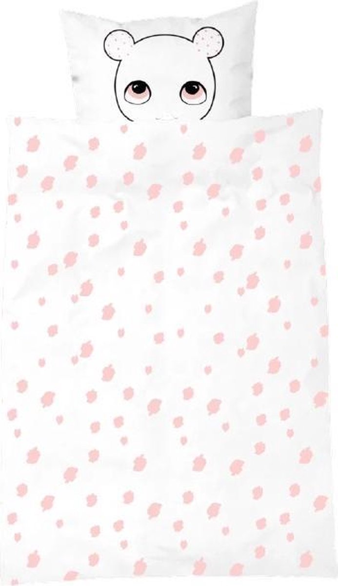 Luckyboysunday Dekbedovertrek Bunty 100 X 70 Cm Katoen Wit
