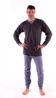Dessin hansop | Heren | Ritssluiting rug en kruis | Lange mouw/pijp | Antraciet | XXXL