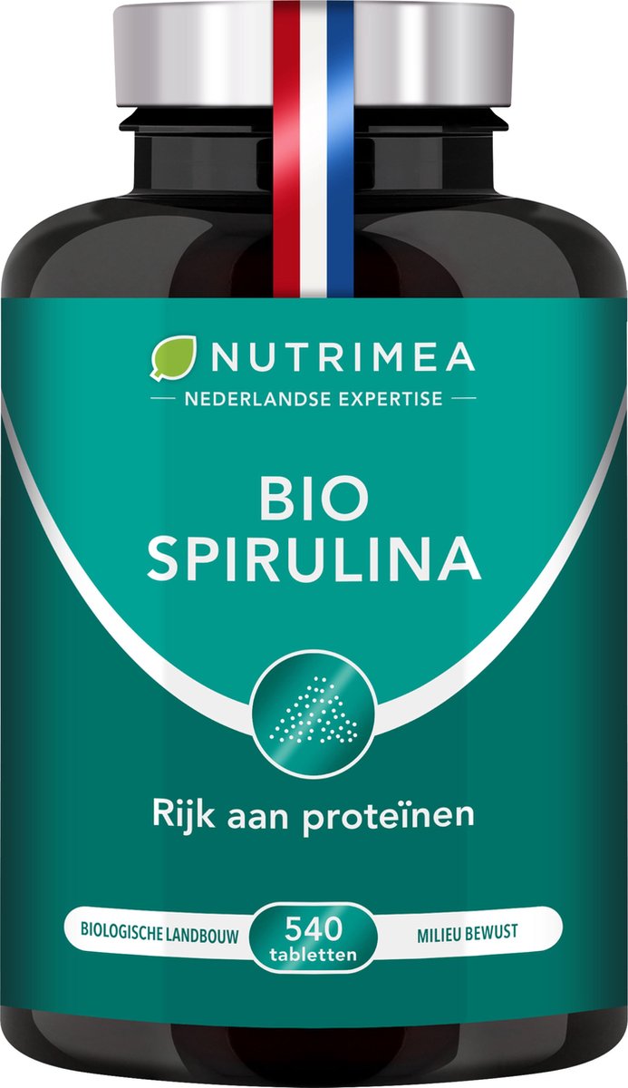 SPIRULINA - Superfood - NUTRIMEA - Biologisch - Rijk aan eiwitten - 540st