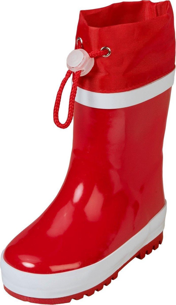 Playshoes - Regenlaarsjes met trekkoord - Rood - maat 22-23EU