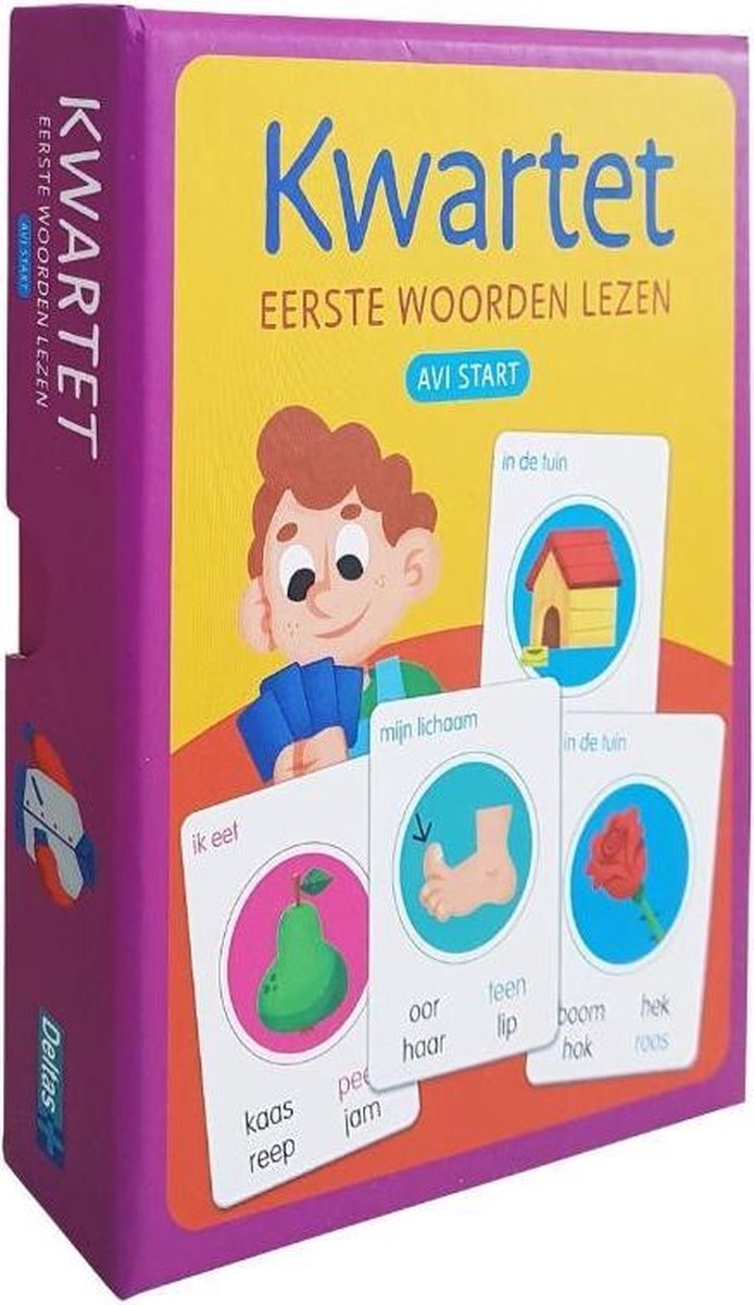 Deltas Kwartet - Eerste Woorden Lezen Avi Start Junior