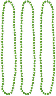 Parelketting groen 3 stuks