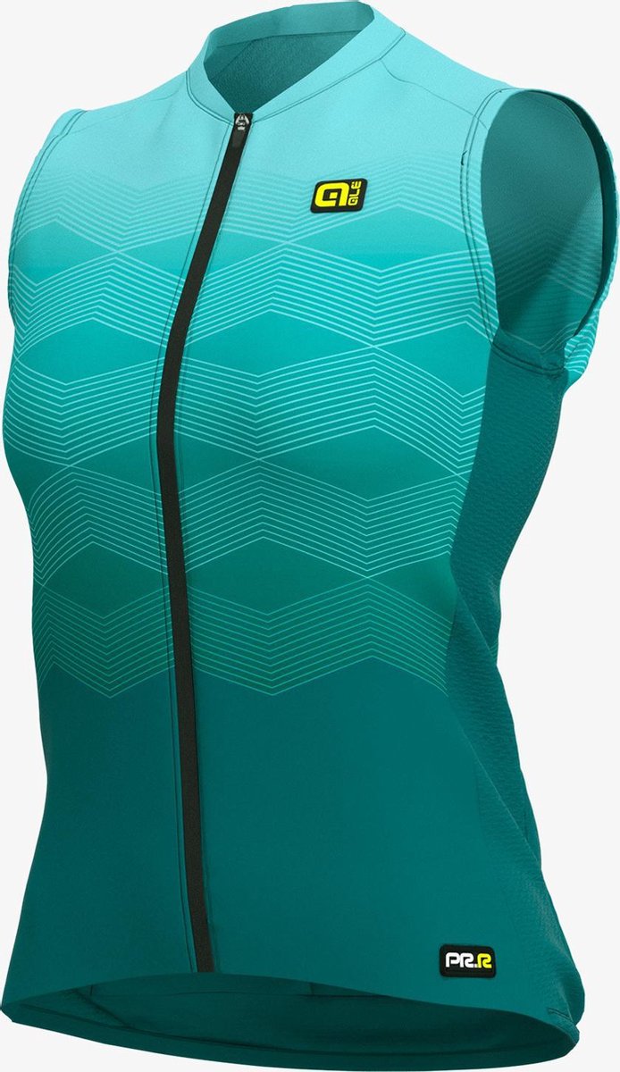 Ale Dames Fietsshirt Zonder Mouwen PRR Magnitude - Turquoise - S - Valt klein