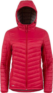 Highlander jas Lewis Insulated Tecloft  voor dames met capuchon - Rood - S