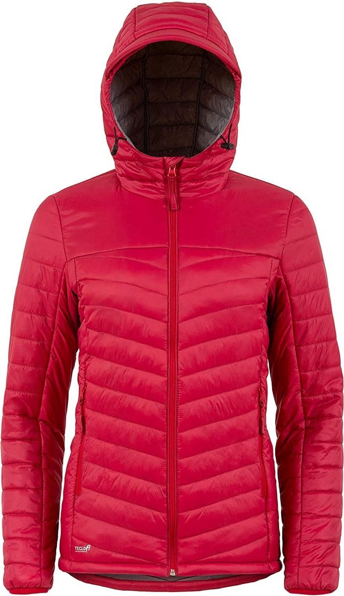Highlander jas Lewis Insulated Tecloft  voor dames met capuchon - Rood - S