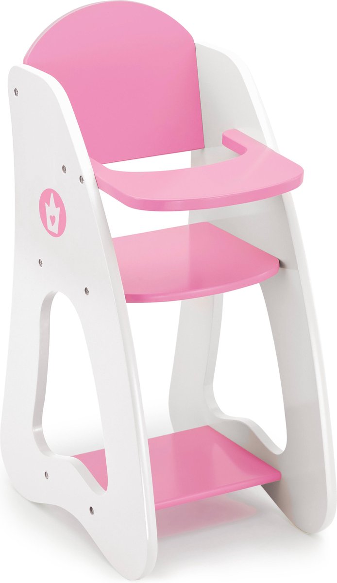 Bayer Poppenstoel Hoog - Wit/Roze