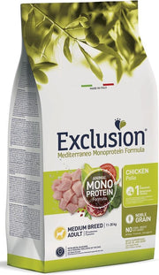 Exclusion Mediterraneo medium kip 12 kilo