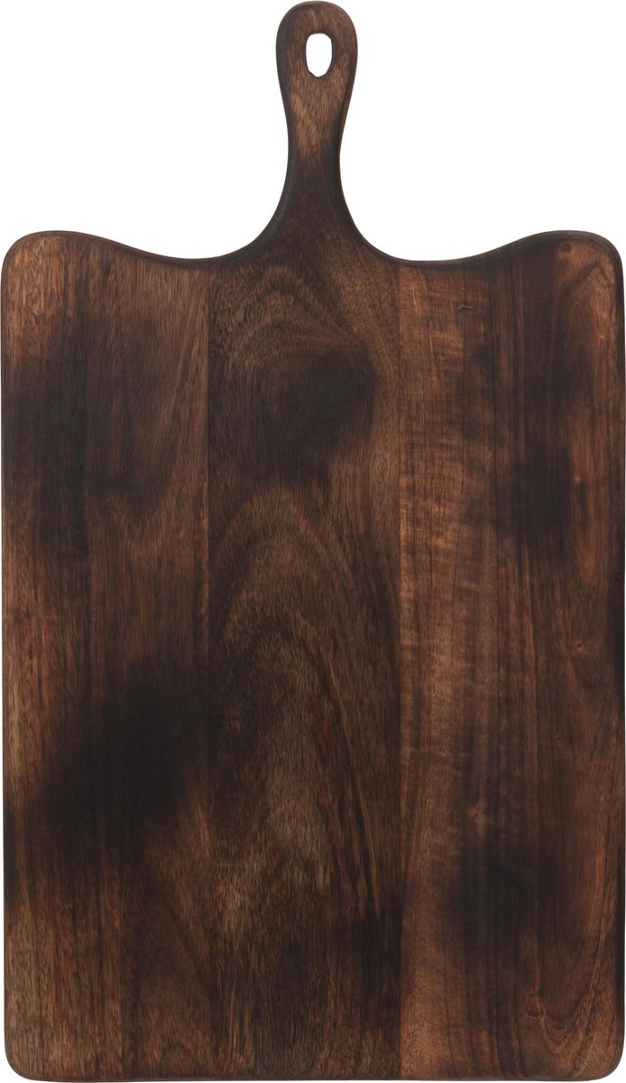 J-Line Snijplank Rechthoekig Hout Donker Bruin Extra Large
