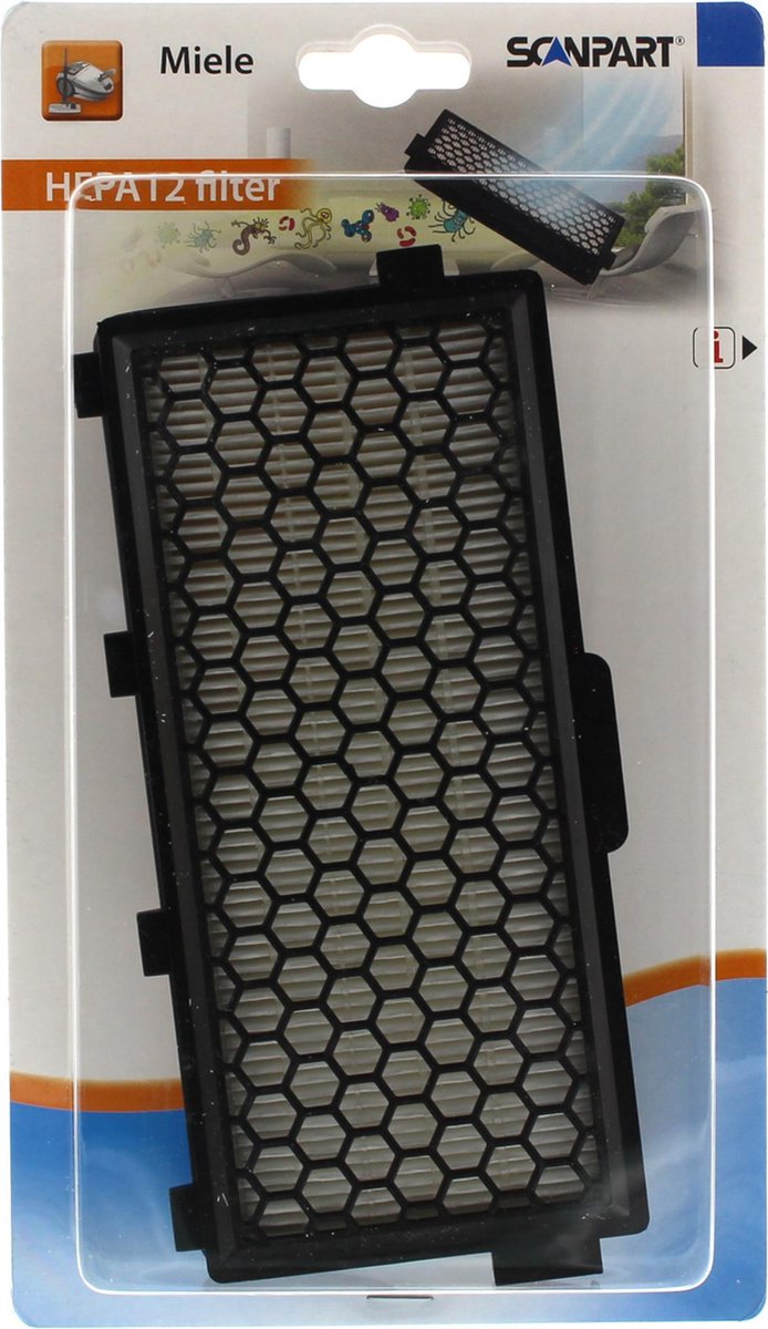 Scanpart - Stofzuigerfilter - Geschikt voor Miele  - HEPA filter H12