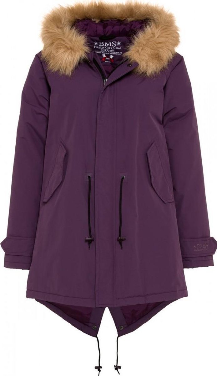 Paarse winterjas / parka HafenCity® - SoftLan® + Sorona®  S