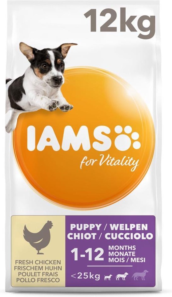 IAMS Dog Puppy & Junior - Small & Medium - 12 kg
