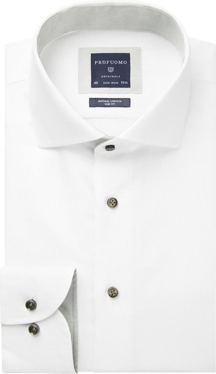 Profuomo PPSH1A1009 Business overhemd - Maat 41 - Heren