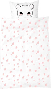 Luckyboysunday Dekbedovertrek Bunty 200 X 140 Cm Wit/roze