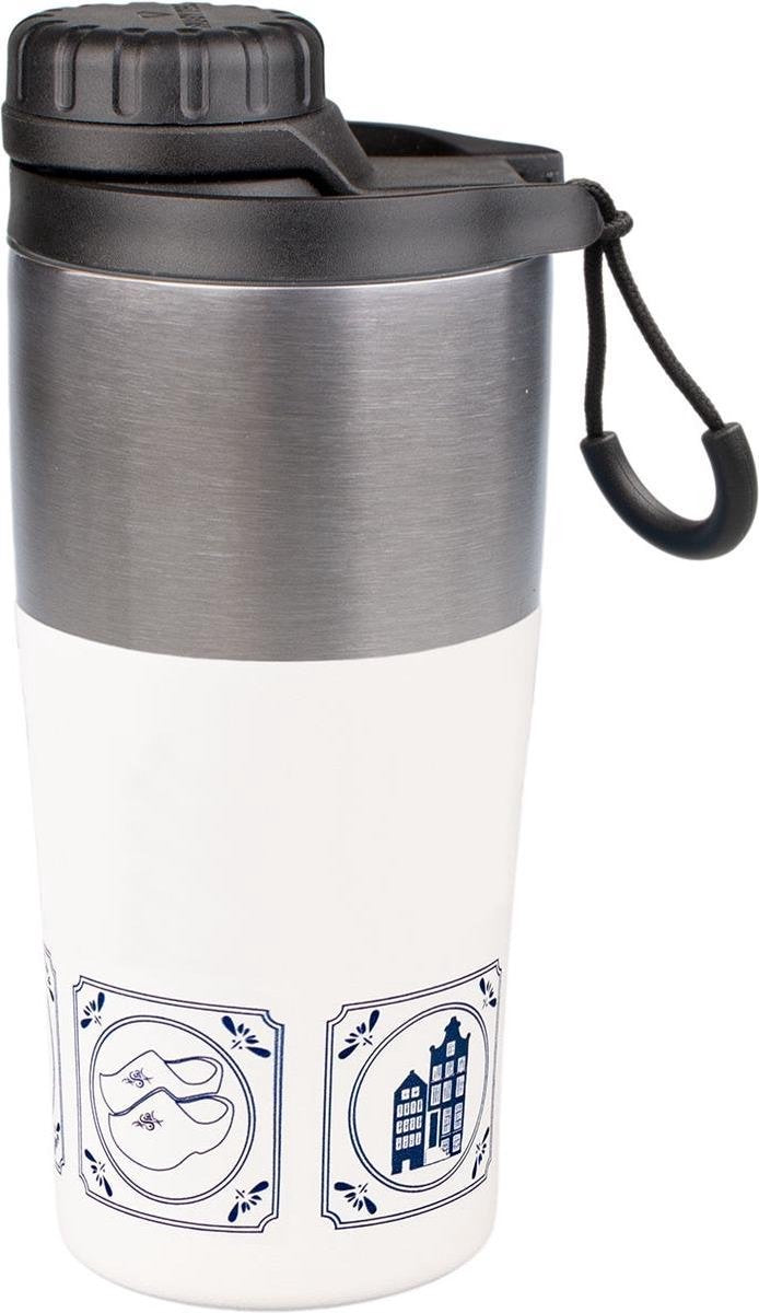 Rubytec Isolatiebeker Bigshot 350 Ml Rvs/polypropeen Wit/blauw
