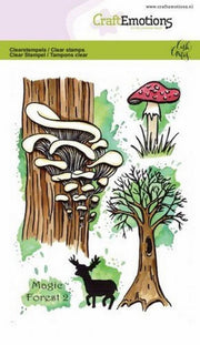 CraftEmotions clearstamps A6 - Magic Forest 2 Carla Creaties