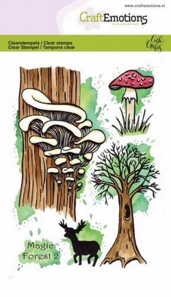 CraftEmotions clearstamps A6 - Magic Forest 2 Carla Creaties