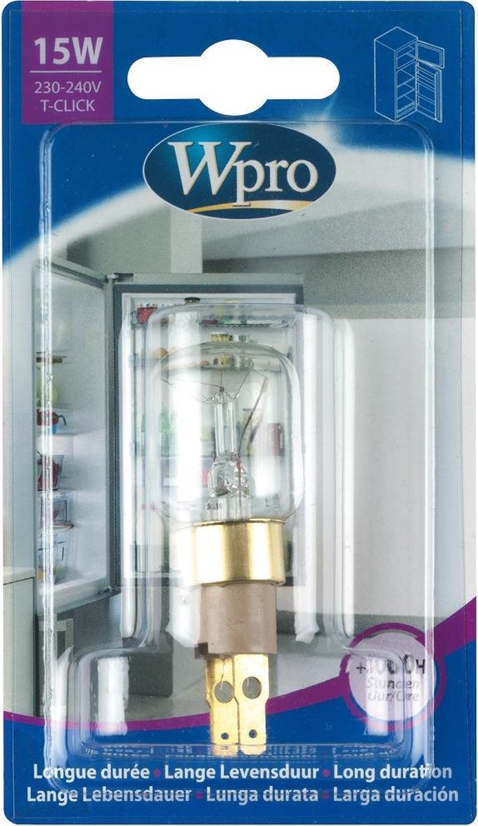 WPRO Kabel-keur Koelkastlamp T-click T25 15w