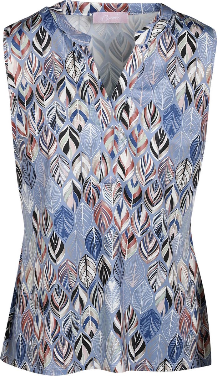 Cassis - Top met grafische print -