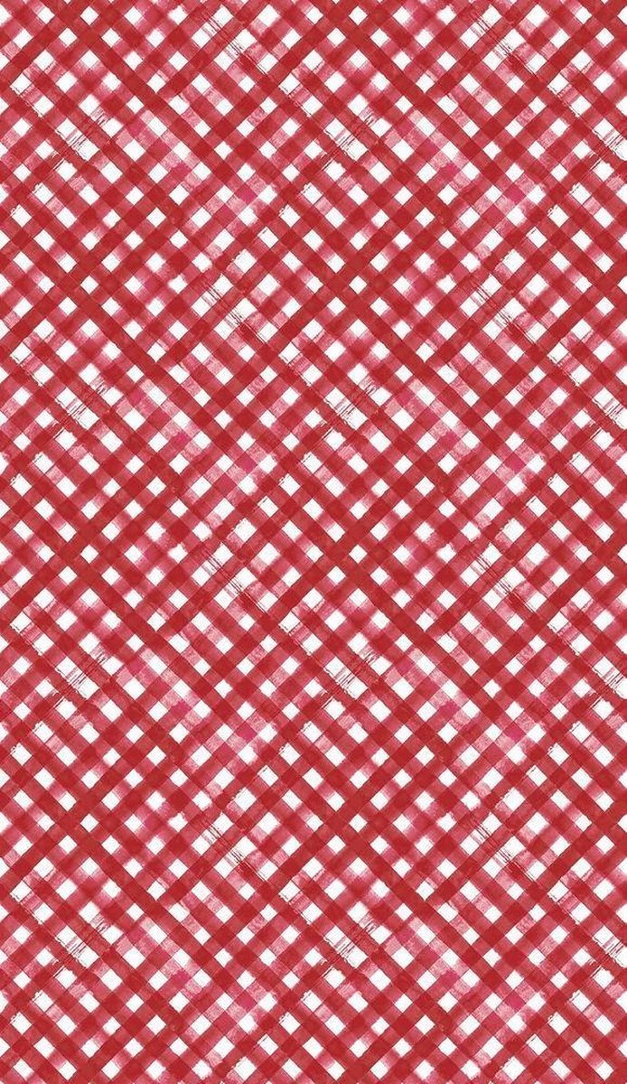 Duni Tafelkleed 118 X 180 Cm Papier Rood/wit