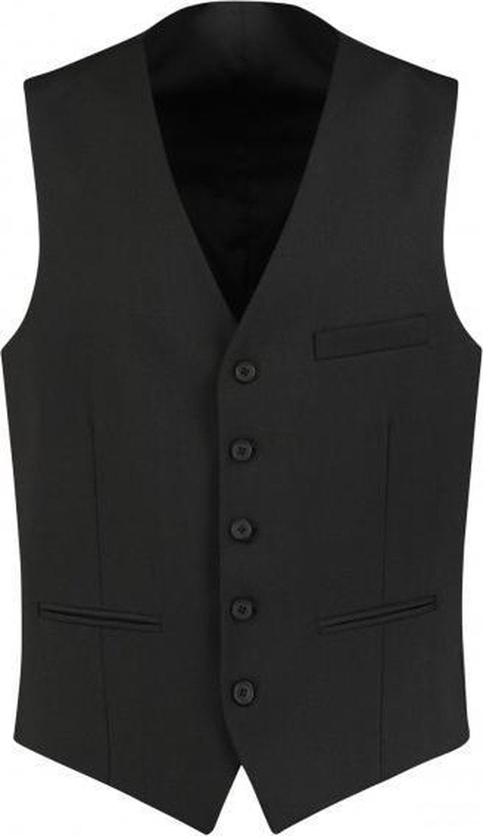 GENTS |  Gilet Heren | Viscose |  PV zwart 0006 Maat 54