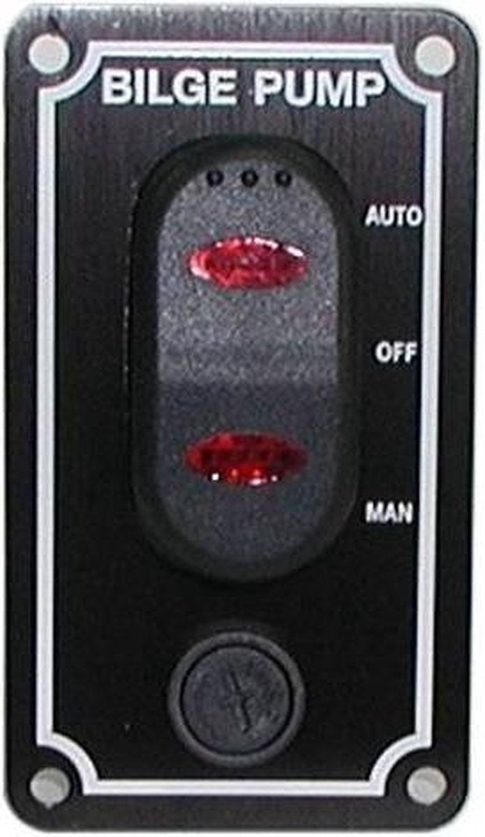 Bilge pomp schakelpaneel On-Off- Auto