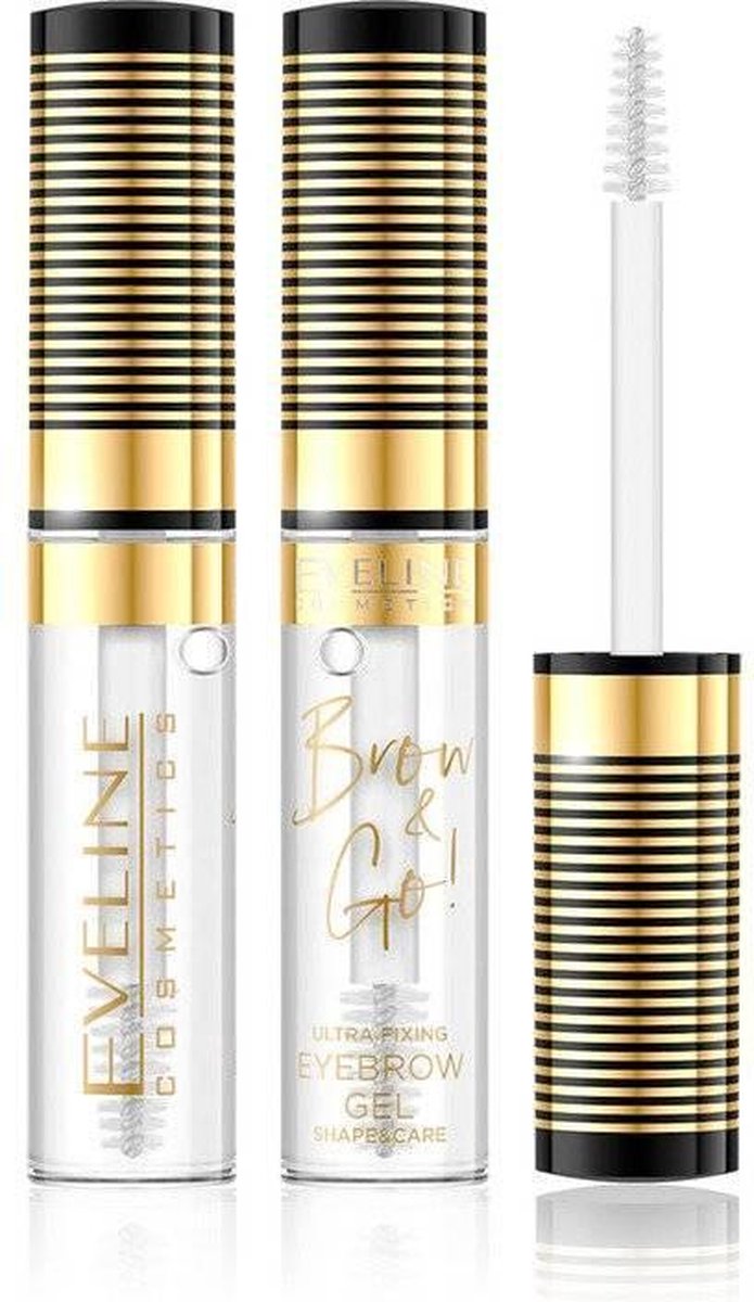 Eveline - Brow & Go! Eyebrow Mascara Eyebrow Mascara Transparent 6Ml