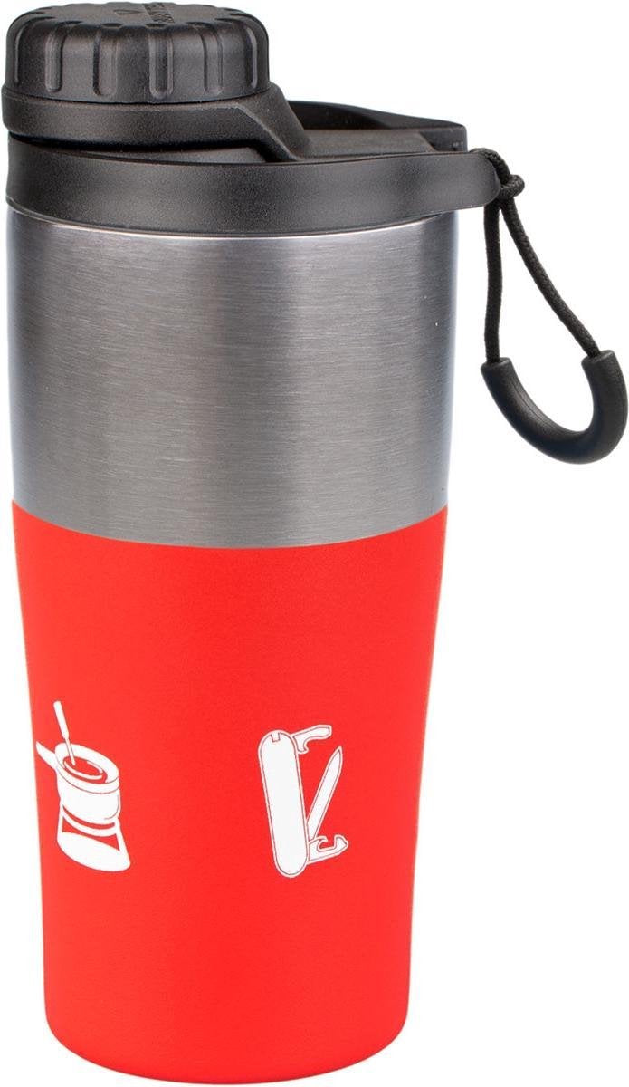 Rubytec Isolatiebeker Bigshot 350 Ml Rvs Rood/wit