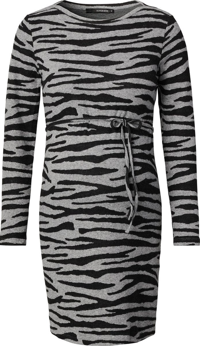 Supermom Jurk Zebra Zwangerschap Maat S