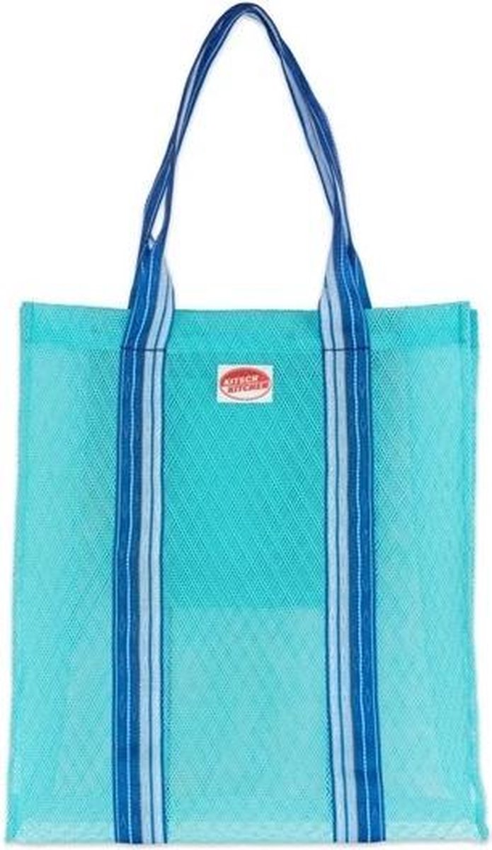Kitsch Kitchen - Shopper Mesh - Blauw