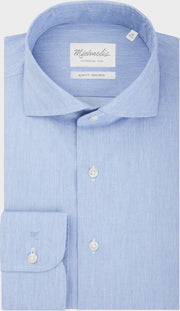 Lichtblauw zacht twill shirt van Michaelis-boordmaat: 41