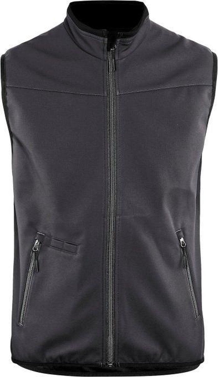 Blåkläder 3850 Softshell Bodywarmer – Medium Grijs/Zwart - 2XL