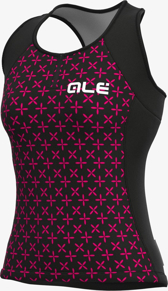 Ale Dames Fietsshirt Zonder Mouwen Solid Helios - Lichtblauw - XXL - Valt klein