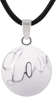 Clariz zwangerschapsbel wit Love zilver