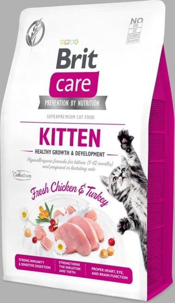 Brit Care Cat Grainfree Kitten Fresh Chicken & Turkey 7 kg -  - 80009424
