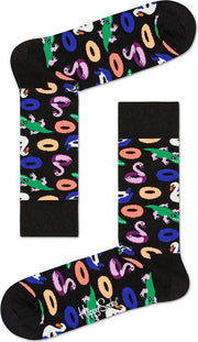 Happy Socks Sokken Pool Party | Zwart | Maat 36-40