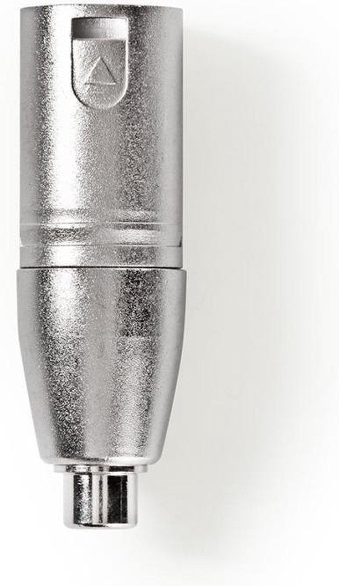 XLR-Adapter | XLR 3-pins male - RCA female | 10 stuks | Metaal