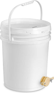Wiesenfield Honing - Tank - 25 L - met deksel en honingafsluiter - voor het opslaan van honing